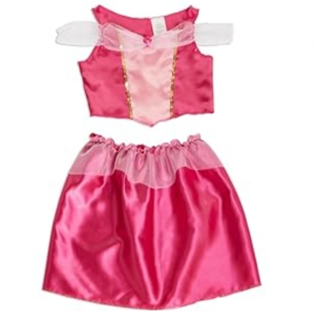 DISNEY Princess Sleeping Beauty 2pc Dress Up a Aurora Girl Costume Halloween NWT - Picture 3 of 11